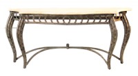 Marble Top Console Table
