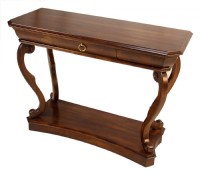 Curved Leg Console Table