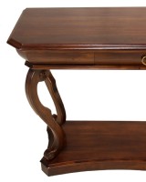 Curved Leg Console Table