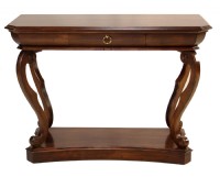 Curved Leg Console Table