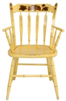 White Hitchcock Desk Chair