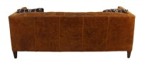 Ellyson Leather Tufted Sofa