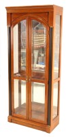 Wood and Glass Curio Cabinet