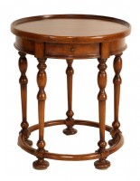 Round Turned Leg Occasional Table