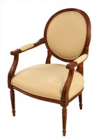 Set of 2 Diamond Upholstered Arm Chairs