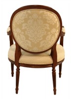 Set of 2 Diamond Upholstered Arm Chairs