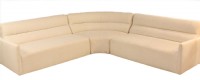 White Contemporary Sectional