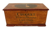 Antique Croquet Chest
