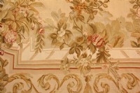 Classical Needlepoint Floral Area Rug