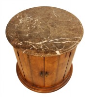 Marble Top Round Occasional Table