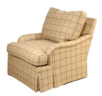 Sills skirted swivel chair