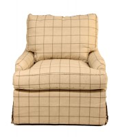 Sills skirted swivel chair