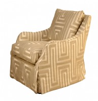 Finnegan Skirted Swivel Chair