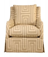 Finnegan Skirted Swivel Chair