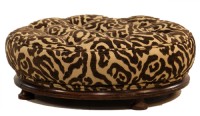 Pair Of Zebra Foot Stools