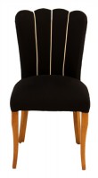 Set of 10 Scalloped Back Dining Chairs