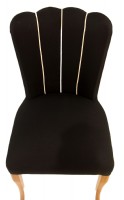 Set of 10 Scalloped Back Dining Chairs