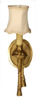 Brass Ribbon Sconce