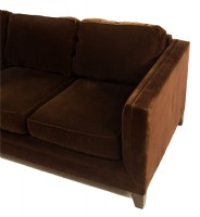 Mohair Three Seat Sofa
