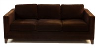 Mohair Three Seat Sofa