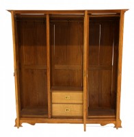 Quartersawn Oak Three Piece Armoire