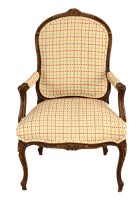 Pair of French Upholstered Armchairs