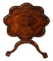 Pie Crust Accent Table