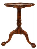 Pie Crust Accent Table