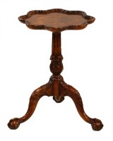 Pie Crust Accent Table