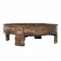 Carved Village Grinding Table