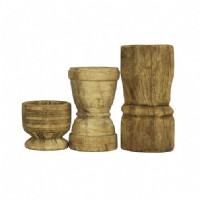 Wood Village Mortar Small