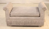 Light Grey Upholstered Bench
