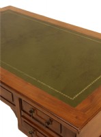 Green Leather Top Desk