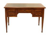 Green Leather Top Desk