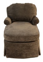 Grey Upholstered Chaise