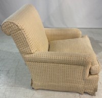 English Arm Down Cushioned Armchair