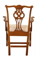 Set Of Eight Mahogany Chippendale Dining Chairs