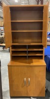 Cherry Finished Storage Cabinet