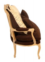 Bergere Styled Caned Bench