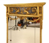 Labarge Gold Leaf Wall Mirror