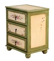 Three Drawer Hand Painted Chest