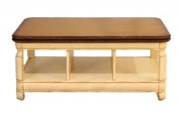 Distressed Offwhite Cocktail Table