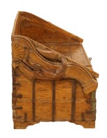 Antique Carved Wooden Bench