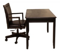 Dark Brown Wooden Desk