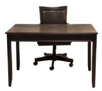 Dark Brown Wooden Desk