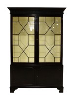Baker Mahogany Display Cabinet