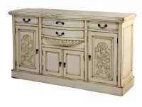 Distressed Cream Sideboard