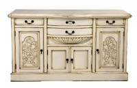 Distressed Cream Sideboard