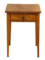 Tiger Maple End Table by Curt Brown