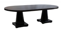 Double Pedestal Dining Table